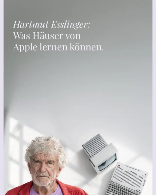 Warum wird ein Produkt für tausend Euro oft genauer auf seine Nutzer abgestimmt als eine Wohnung für mehrere Hunderttausend?

Hartmut Esslinger beginnt Gestaltung nicht mit der Form, sondern mit den Menschen: Wie leben sie? Was brauchen sie funktional, sozial und emotional? Genau diese Fragen lassen sich auch auf Architektur übertragen.

Denn der Wert eines Hauses entsteht nicht allein durch Fläche, Zimmerzahl und Lage. Er entsteht auch durch Atmosphäre, Nutzbarkeit, Geschichte und eine eigene Identität.

Was macht einen Raum für euch wirklich wertvoll: Licht, Höhe, Material oder Atmosphäre?

WENSKY EDITION · Hartmut Esslinger
Das ganze Gespräch: Link in der Bio.

Fotos: Helmut Fricke, frogdesign, Marian D. Wensky

#HartmutEsslinger #Architektur #ImmobilienDesign #Raumwirkung #SellingArchitecture